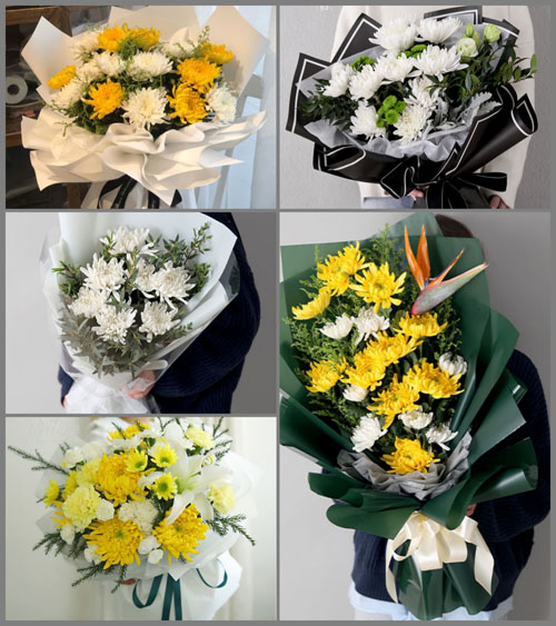 广东梅州市兴宁市刁坊镇三潭村白事花束代送